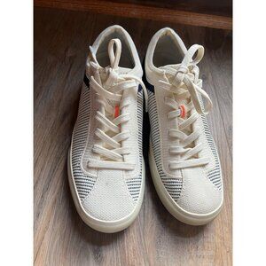 Rothy’s The Lace Up Sneaker Women’s Sz 7 Striped Limited Edition